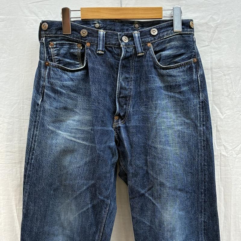 古着 USED パンツ デニム、ジーンズ TCB JEANS ティーシービー ジーンズ 20s サスペンダーボタン シンチバック ストレート デニムパンツ 30インチ インディゴ / インディゴ / Indigo メンズ USED 古着 中古 50158475