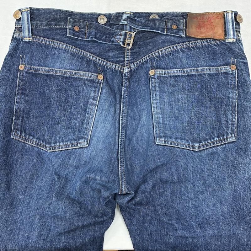 古着 USED パンツ デニム、ジーンズ TCB JEANS ティーシービー ジーンズ 20s サスペンダーボタン シンチバック ストレート デニムパンツ 30インチ インディゴ / インディゴ / Indigo メンズ USED 古着 中古 50158475