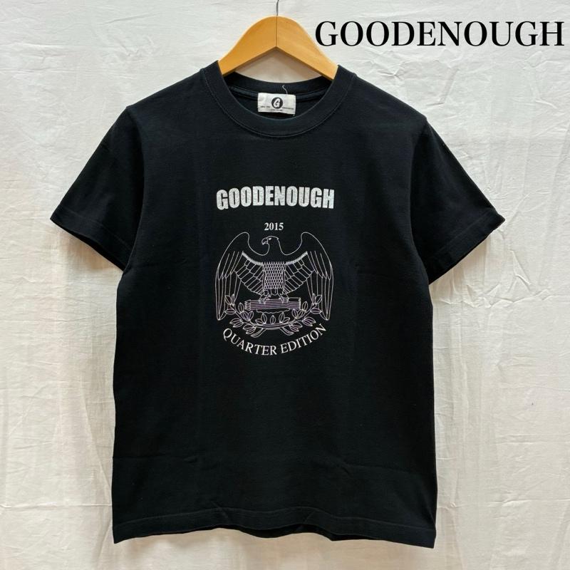 グッドイナフ GOODENOUGH Tシャツ 半袖 FRAGMENT DESIGN フラグメント コラボ QUARTER EDITION TEE イーグル サンダー ロゴ Tシャツ - ロゴ、文字 X プリント 黒 / ブラック / black メンズ USED 古着 中古 50158479