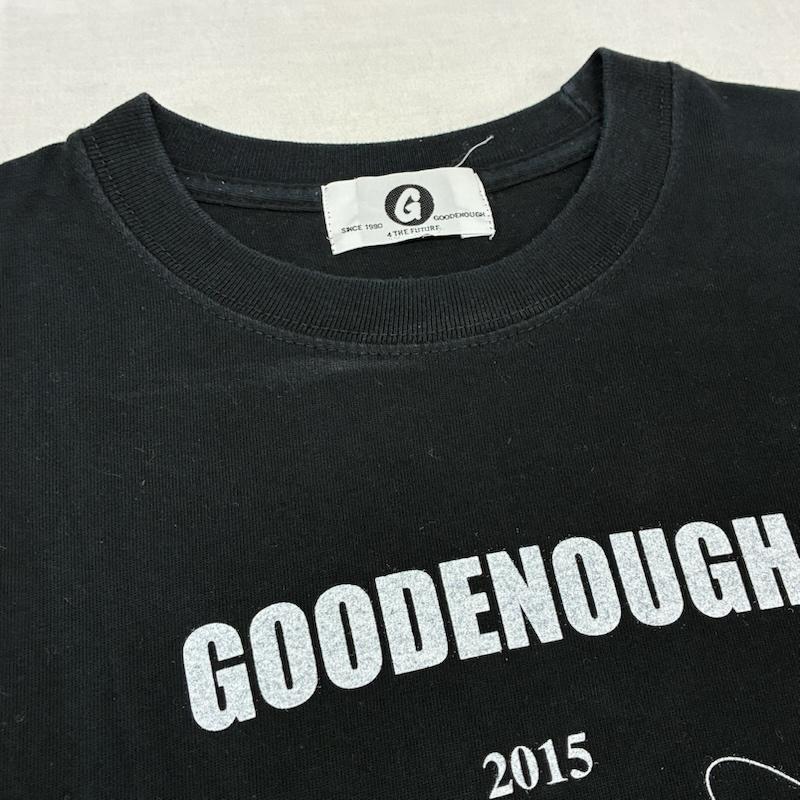 グッドイナフ GOODENOUGH Tシャツ 半袖 FRAGMENT DESIGN フラグメント コラボ QUARTER EDITION TEE イーグル サンダー ロゴ Tシャツ - ロゴ、文字 X プリント 黒 / ブラック / black メンズ USED 古着 中古 50158479