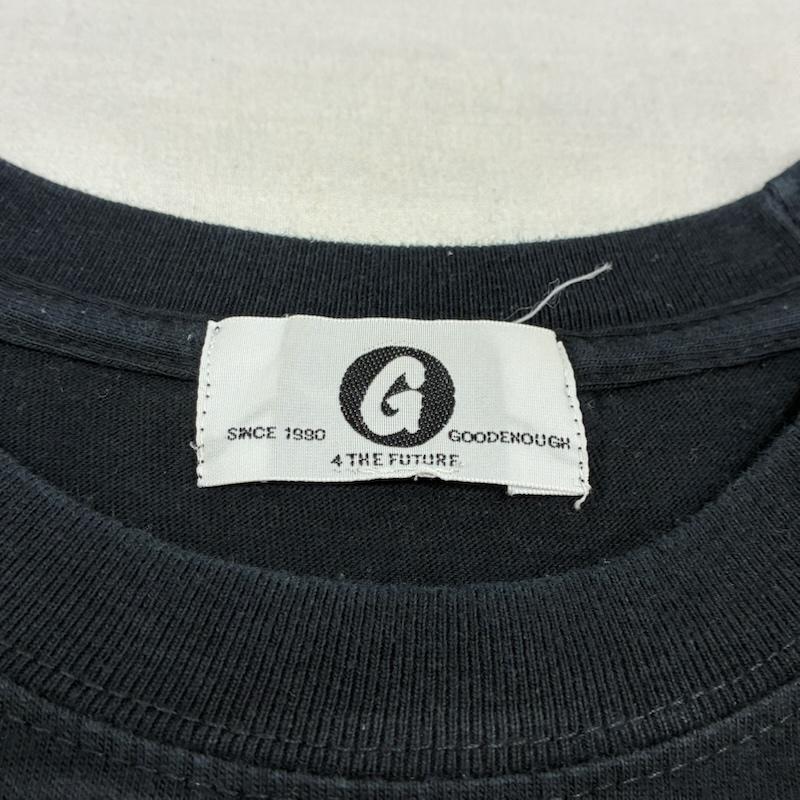 グッドイナフ GOODENOUGH Tシャツ 半袖 FRAGMENT DESIGN フラグメント コラボ QUARTER EDITION TEE イーグル サンダー ロゴ Tシャツ - ロゴ、文字 X プリント 黒 / ブラック / black メンズ USED 古着 中古 50158479