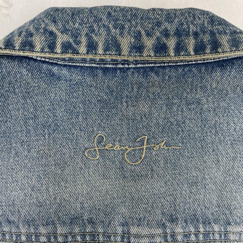 ショーンジョン SEANJOHN ジャケット、上着 ジャンパー、ブルゾン オーバーサイズ デニム ジャケット カバーオール sjoj205 L インディゴ / インディゴ / Indigo メンズ USED 古着 中古 50158493