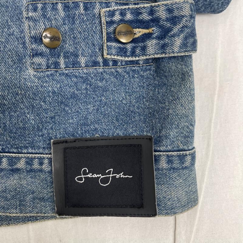 ショーンジョン SEANJOHN ジャケット、上着 ジャンパー、ブルゾン オーバーサイズ デニム ジャケット カバーオール sjoj205 L インディゴ / インディゴ / Indigo メンズ USED 古着 中古 50158493