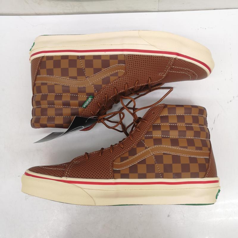 バンズ VANS スニーカー スニーカー デッドストック Deluxe 00s SK8-HI V38-DLX パンチング加工 スニーカー 27.0cm 茶 / ブラウン / brown メンズ USED 古着 中古 50158502