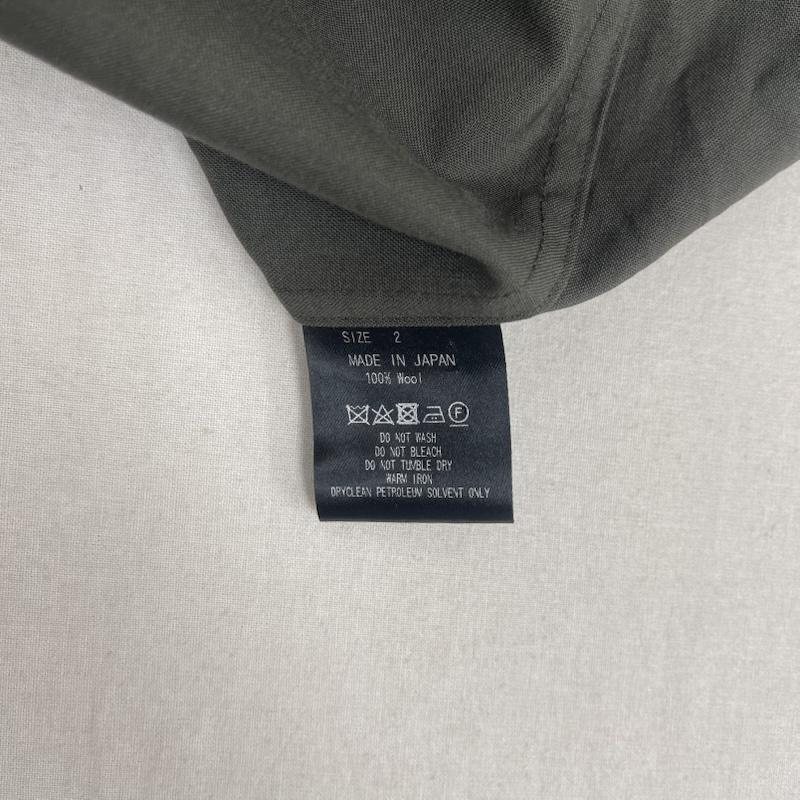 マーカウェア markaware シャツ、ブラウス 半袖 日本製 ウール プルオーバー スポーツ シャツ a24c02sh01c 2 オリーブグリーン / オリーブグリーン / メンズ USED 古着 中古 50158507