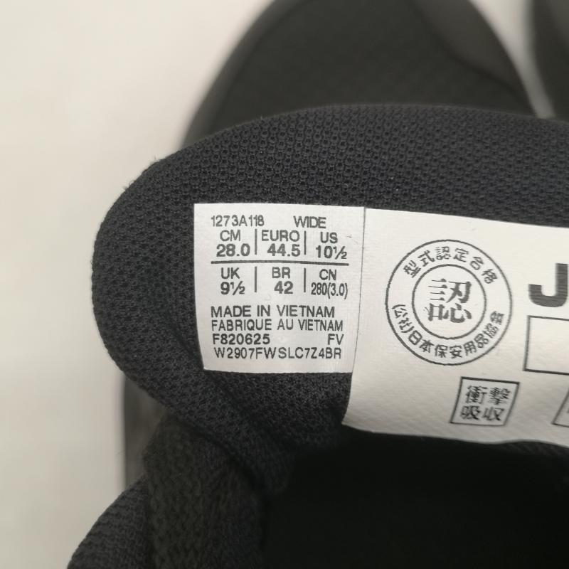 アシックス ASICS スニーカー スニーカー WINJOB CP221 1273A118 安全靴 スニーカー 先芯 28.0cm 黒 / ブラック / black メンズ USED 古着 中古 50158509