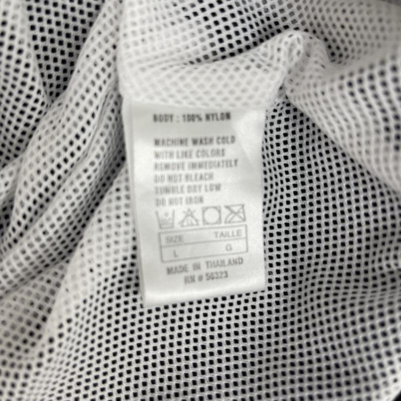 ナイキ NIKE ジャケット、上着 ジャンパー、ブルゾン 90s 刺繍 ロゴ ナイロン ジャケット フード収納 パーカー L 黒 / ブラック / black メンズ USED 古着 中古 50158517