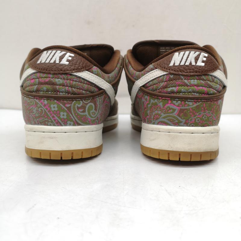 ナイキ NIKE スニーカー スニーカー SB Dunk Low PRM Brown Paisley DH7534-200 ダンク ブラウンペイズリー 28.0cm メンズ USED 古着 中古 50158523