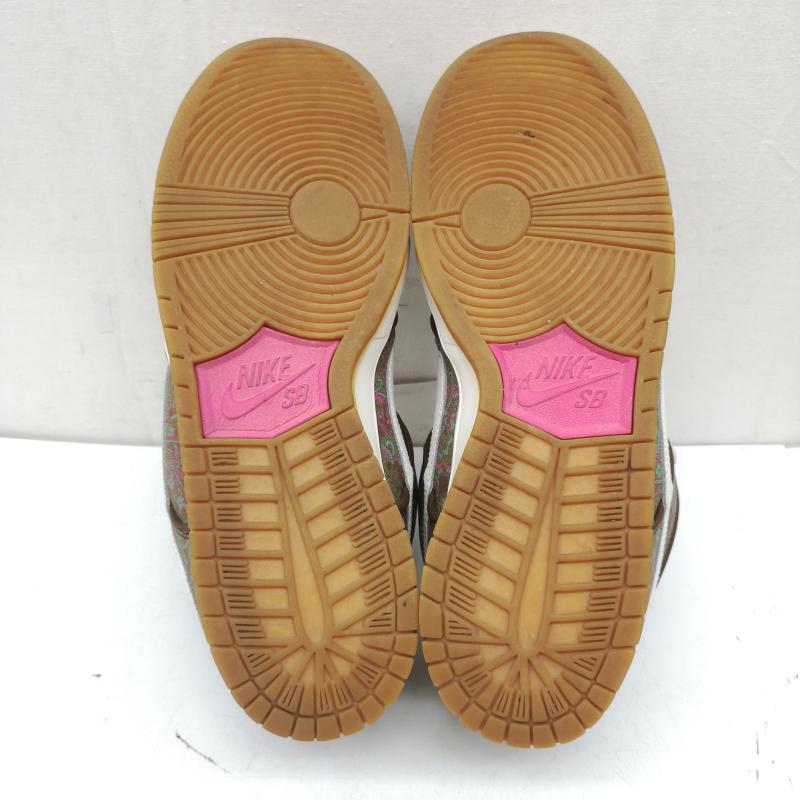 ナイキ NIKE スニーカー スニーカー SB Dunk Low PRM Brown Paisley DH7534-200 ダンク ブラウンペイズリー 28.0cm メンズ USED 古着 中古 50158523