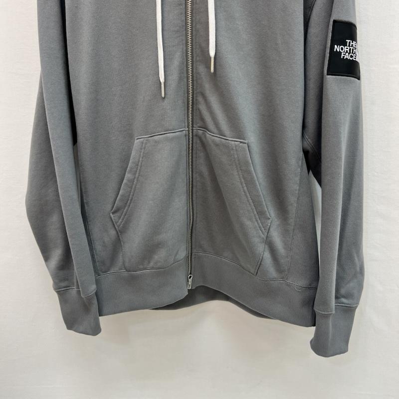 ザノースフェイス THE NORTH FACE パーカー 長袖 スクエア ロゴ フル ジップ フーディー NT12335 L 灰 / グレー / gray メンズ USED 古着 中古 50158538