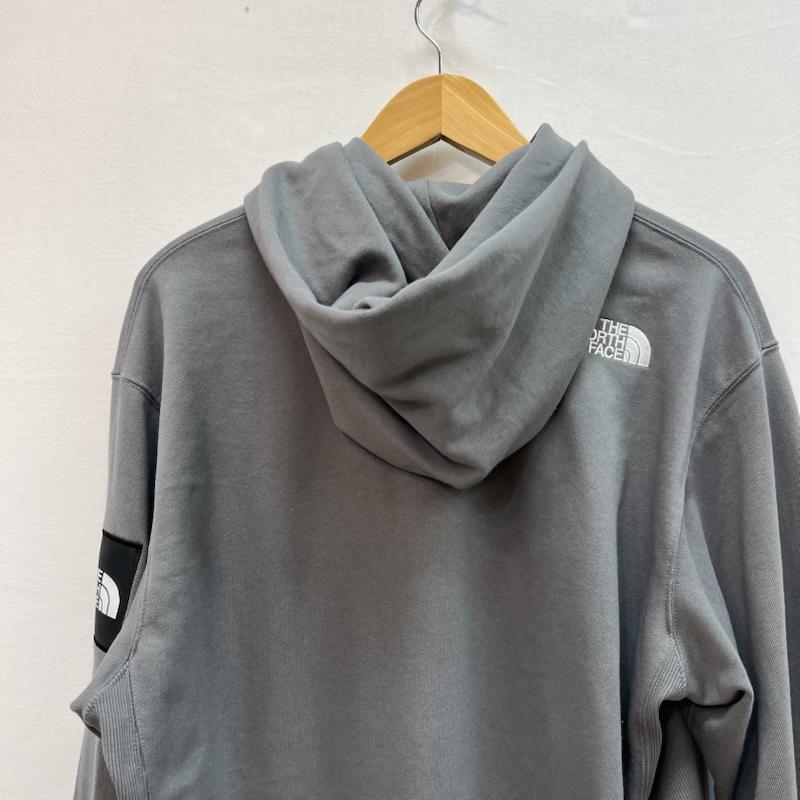 ザノースフェイス THE NORTH FACE パーカー 長袖 スクエア ロゴ フル ジップ フーディー NT12335 L 灰 / グレー / gray メンズ USED 古着 中古 50158538