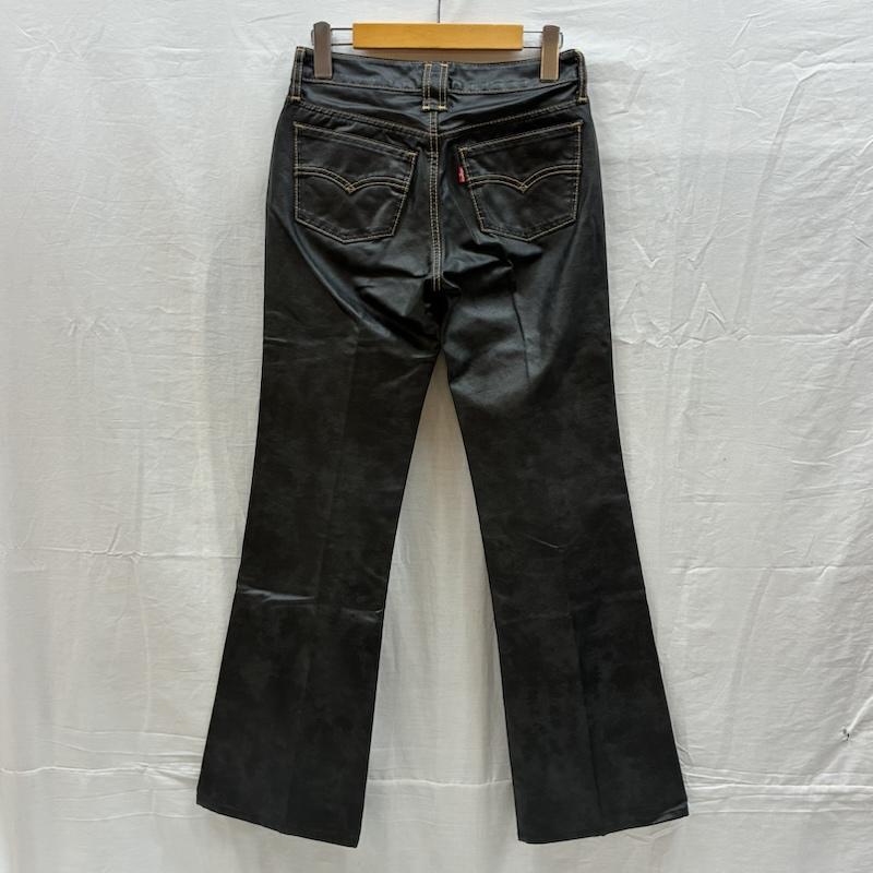 リーバイス Levi s パンツ デニム、ジーンズ 00s ポリウレタン コーティング フレア ブーツカット パンツ 光沢 28インチ 黒 / ブラック / black メンズ USED 古着 中古 50158539