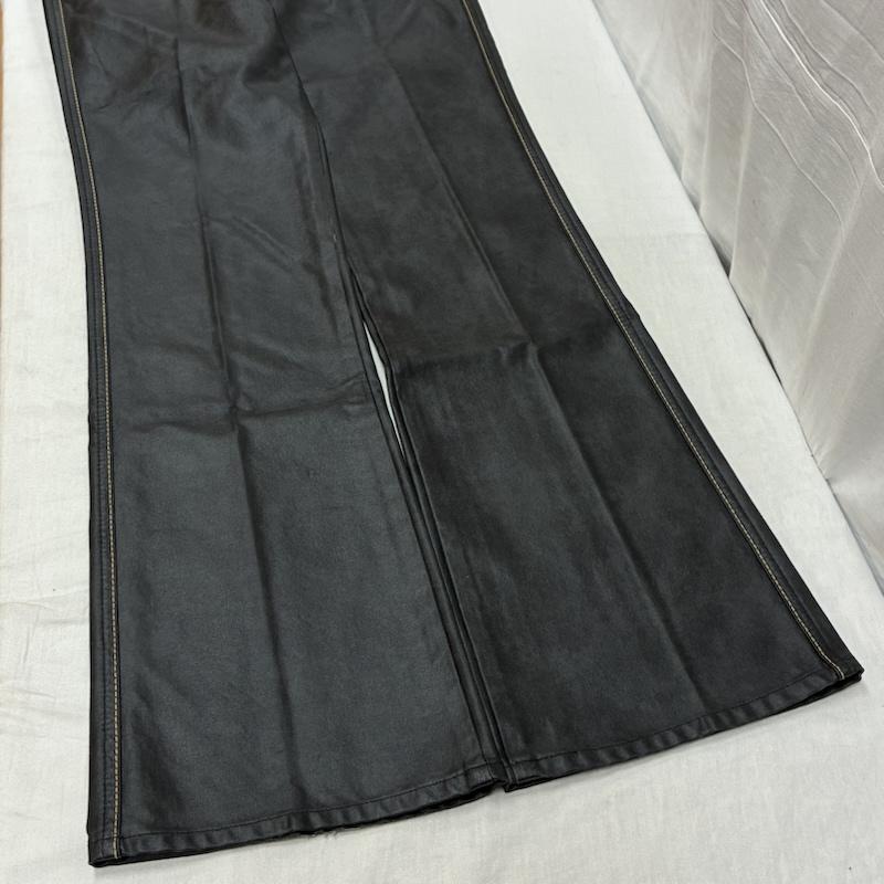 リーバイス Levi s パンツ デニム、ジーンズ 00s ポリウレタン コーティング フレア ブーツカット パンツ 光沢 28インチ 黒 / ブラック / black メンズ USED 古着 中古 50158539