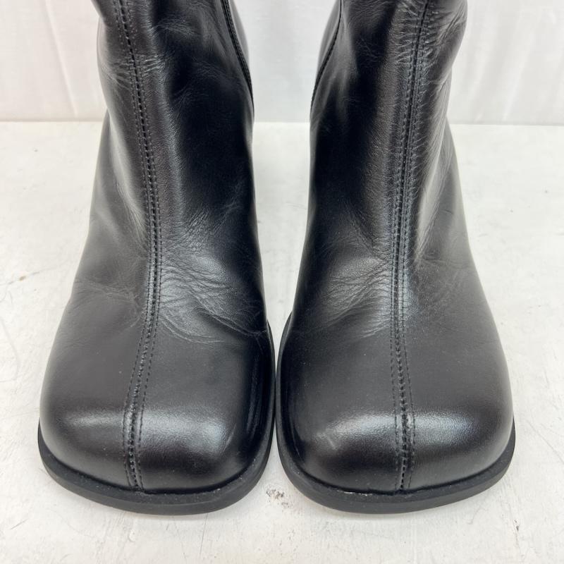 ユナイテッドトウキョウ UNITED TOKYO ブーツ ショートブーツ サイドジップ ラウンドトゥ レザーブーツ size2 - 黒 / ブラック / black レディース USED 古着 中古 50158551