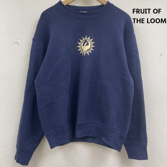フルーツオブザルーム FRUIT OF THE LOOM トレーナー 長袖 90s USA製 surf Dragon Optical ロゴ スウェット トレーナー M 紺 / ネイビー / navy メンズ USED 古着 中古 50158571