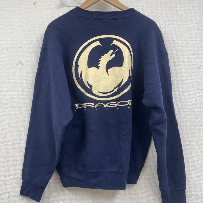 フルーツオブザルーム FRUIT OF THE LOOM トレーナー 長袖 90s USA製 surf Dragon Optical ロゴ スウェット トレーナー M 紺 / ネイビー / navy メンズ USED 古着 中古 50158571
