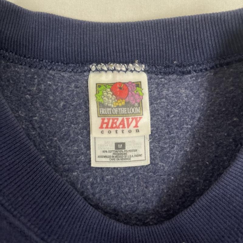 フルーツオブザルーム FRUIT OF THE LOOM トレーナー 長袖 90s USA製 surf Dragon Optical ロゴ スウェット トレーナー M 紺 / ネイビー / navy メンズ USED 古着 中古 50158571