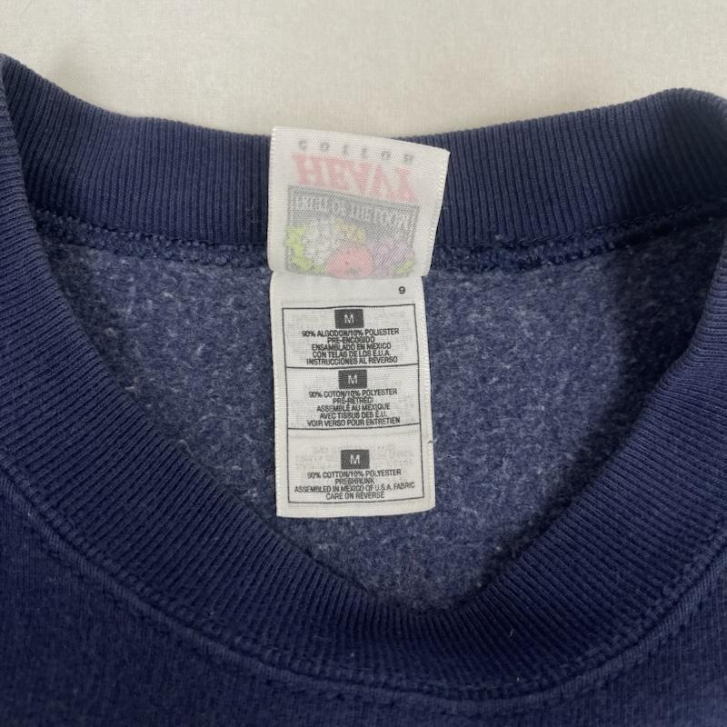 フルーツオブザルーム FRUIT OF THE LOOM トレーナー 長袖 90s USA製 surf Dragon Optical ロゴ スウェット トレーナー M 紺 / ネイビー / navy メンズ USED 古着 中古 50158571