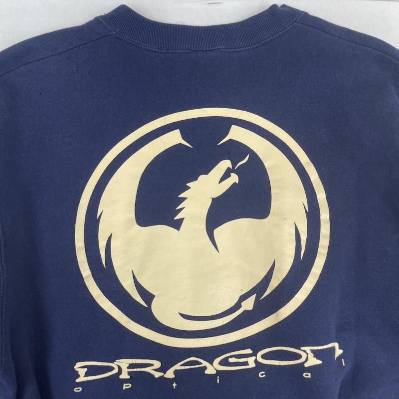 フルーツオブザルーム FRUIT OF THE LOOM トレーナー 長袖 90s USA製 surf Dragon Optical ロゴ スウェット トレーナー M 紺 / ネイビー / navy メンズ USED 古着 中古 50158571