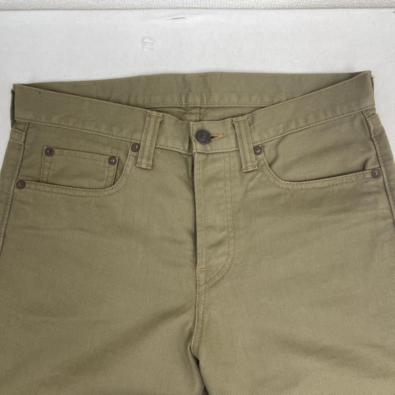 フルカウント FULLCOUNT パンツ チノパン 日本製 1887 コットン ストレート カラー パンツ 31インチ カーキオリーブ / カーキオリーブ / メンズ USED 古着 中古 50158573