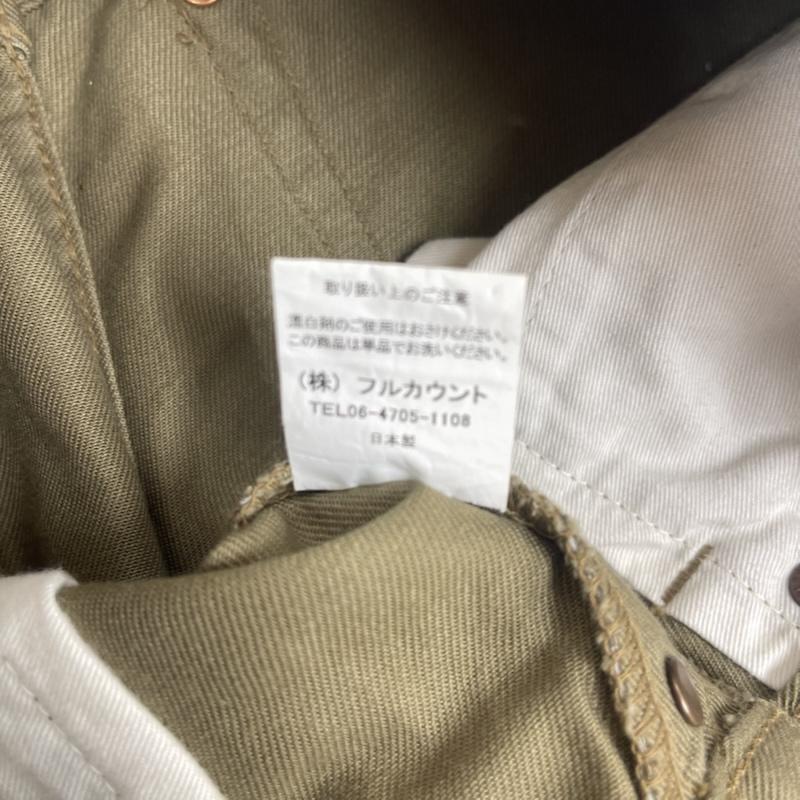 フルカウント FULLCOUNT パンツ チノパン 日本製 1887 コットン ストレート カラー パンツ 31インチ カーキオリーブ / カーキオリーブ / メンズ USED 古着 中古 50158573