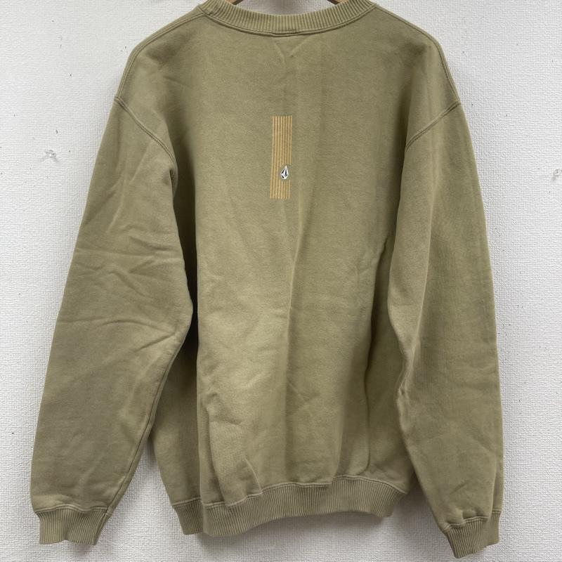 ボルコム VOLCOM トレーナー 長袖 YOUTH LIBERATION クルーネック スウェット トレーナー M カーキオリーブ / カーキオリーブ / メンズ USED 古着 中古 50158575