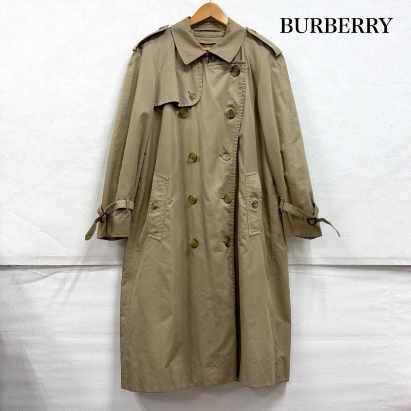 バーバリー BURBERRY コート トレンチコート トレンチコート ライナー付き ノバチェック イングランド製 - 無地 ベージュ / ベージュ / beige メンズ USED 古着 中古 50158576
