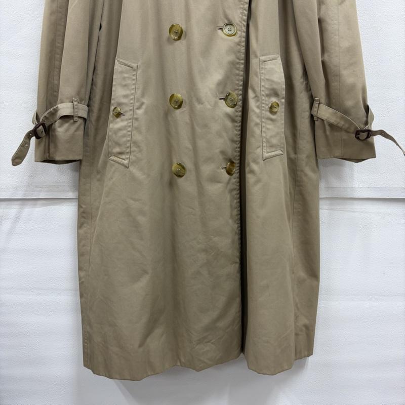 バーバリー BURBERRY コート トレンチコート トレンチコート ライナー付き ノバチェック イングランド製 - 無地 ベージュ / ベージュ / beige メンズ USED 古着 中古 50158576