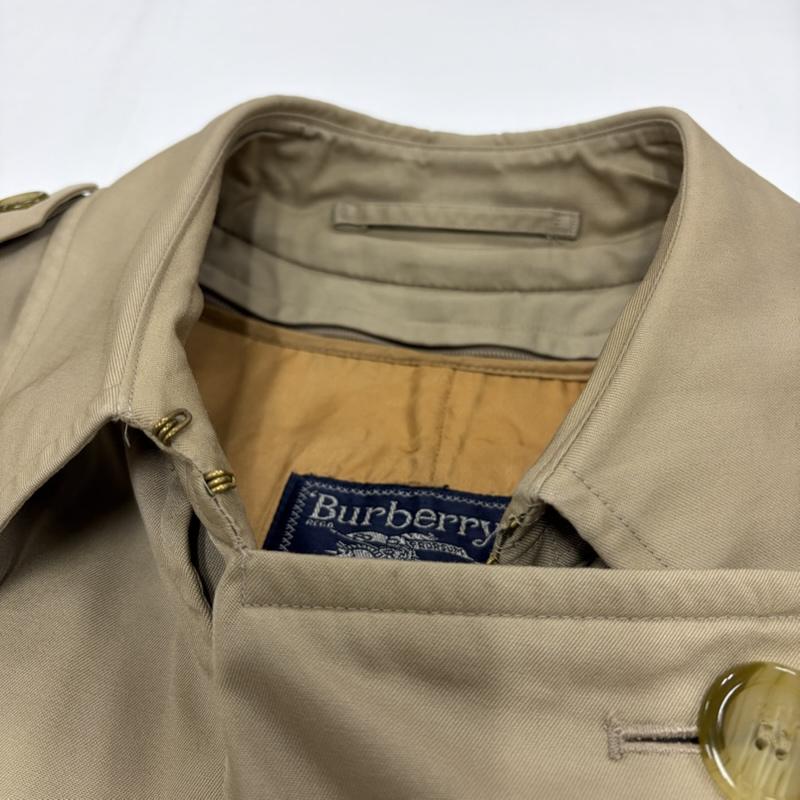 バーバリー BURBERRY コート トレンチコート トレンチコート ライナー付き ノバチェック イングランド製 - 無地 ベージュ / ベージュ / beige メンズ USED 古着 中古 50158576