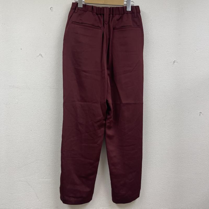 クルニ CULLNI パンツ スラックス センタープレス スラックス ジップ ポケット パンツ 21-ss-0210 1 えんじ / ワインレッド / dark red メンズ USED 古着 中古 50158586
