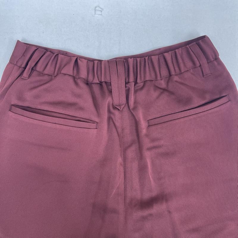 クルニ CULLNI パンツ スラックス センタープレス スラックス ジップ ポケット パンツ 21-ss-0210 1 えんじ / ワインレッド / dark red メンズ USED 古着 中古 50158586