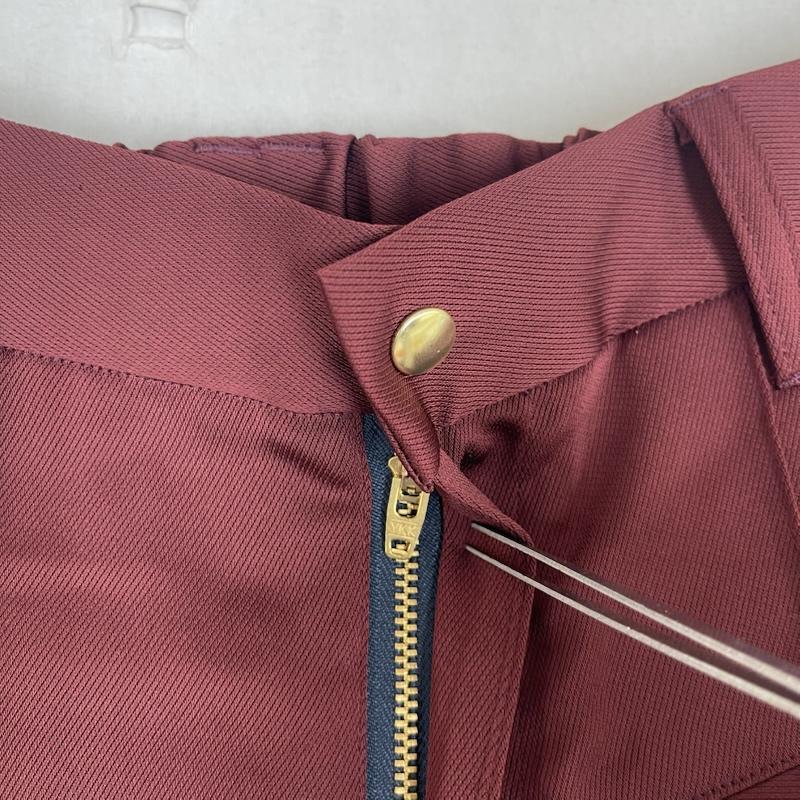 クルニ CULLNI パンツ スラックス センタープレス スラックス ジップ ポケット パンツ 21-ss-0210 1 えんじ / ワインレッド / dark red メンズ USED 古着 中古 50158586