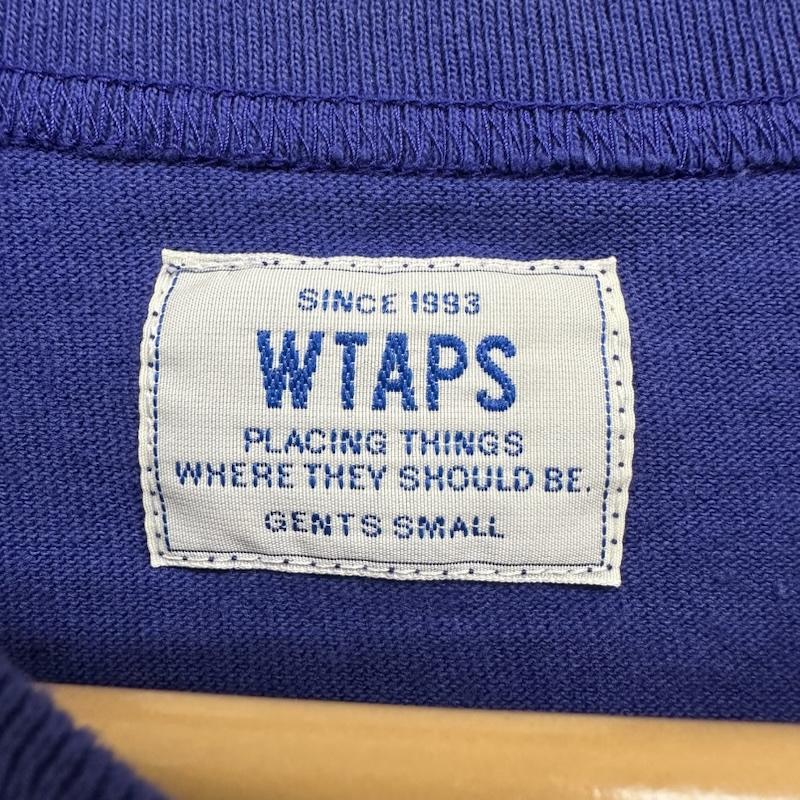 ダブルタップス WTAPS Tシャツ 半袖 DESERT STORM カレッジ ロゴ プリント Tシャツ 141ATDT-CSM16 S 青 / ブルー / blue メンズ USED 古着 中古 50158588