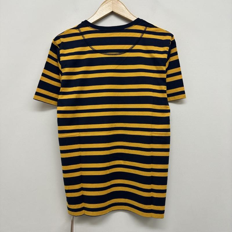 ダブルタップス WTAPS Tシャツ 半袖 VASQUE ボーダー Vネック Tシャツ 151ATDT-CSM15 S 黄 / イエロー / yellow X 紺 / ネイビー / navy メンズ USED 古着 中古 50158589