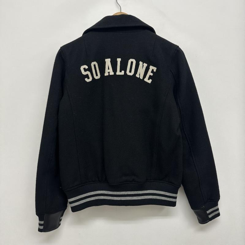 ヒステリックグラマー HYSTERIC GLAMOUR ジャケット、上着 ジャンパー、ブルゾン SO ALONE 刺繍 ダブル ウール ライダース ジャケット 0163AB06 S 黒 / ブラック / black メンズ USED 古着 中古 50158595