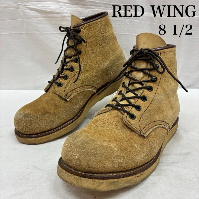 レッドウィング RED WING ブーツ ショートブーツ 90s アイリッシュセッター クラシック ラウンド プレーン トゥ ワーク ブーツ US：8.5 メンズ USED 古着 中古 50158597
