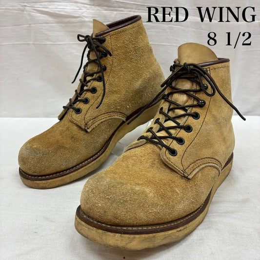 レッドウィング RED WING ブーツ ショートブーツ 90s アイリッシュセッター クラシック ラウンド プレーン トゥ ワーク ブーツ US：8.5 メンズ USED 古着 中古 50158597