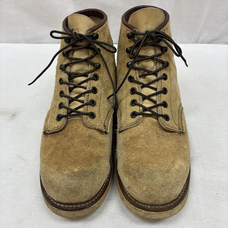 レッドウィング RED WING ブーツ ショートブーツ 90s アイリッシュセッター クラシック ラウンド プレーン トゥ ワーク ブーツ US：8.5 メンズ USED 古着 中古 50158597