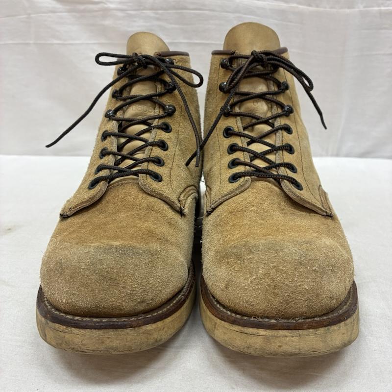 レッドウィング RED WING ブーツ ショートブーツ 90s アイリッシュセッター クラシック ラウンド プレーン トゥ ワーク ブーツ US：8.5 メンズ USED 古着 中古 50158597