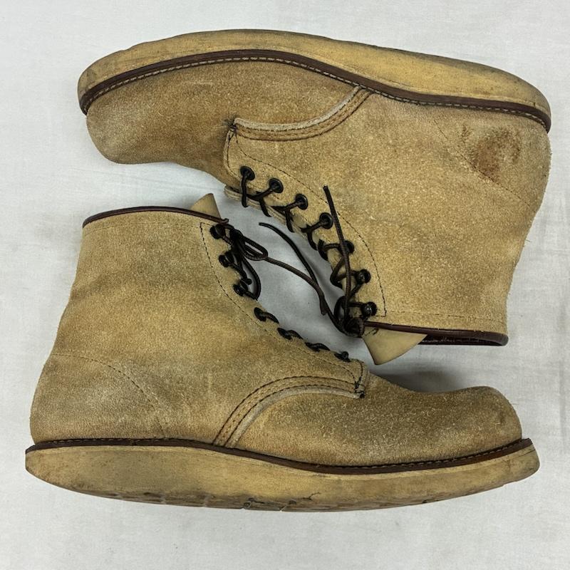 レッドウィング RED WING ブーツ ショートブーツ 90s アイリッシュセッター クラシック ラウンド プレーン トゥ ワーク ブーツ US：8.5 メンズ USED 古着 中古 50158597