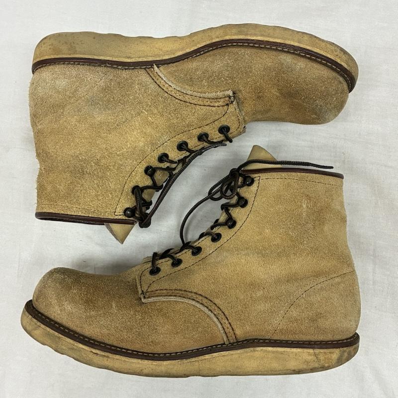 レッドウィング RED WING ブーツ ショートブーツ 90s アイリッシュセッター クラシック ラウンド プレーン トゥ ワーク ブーツ US：8.5 メンズ USED 古着 中古 50158597