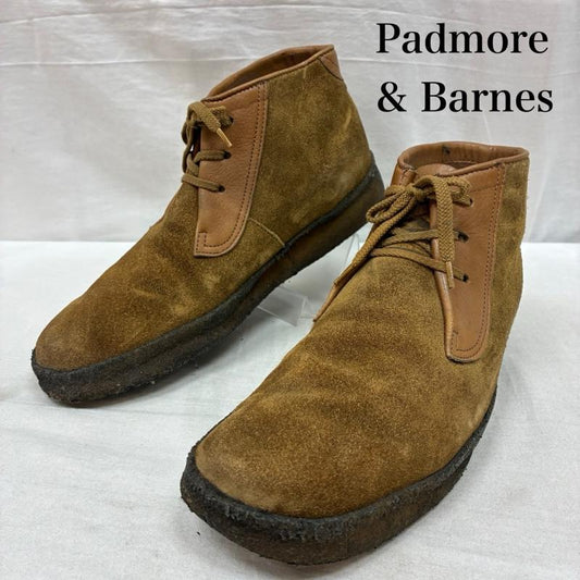 古着 USED ブーツ ショートブーツ Padmore & Barnes パドモア アンド バーンズ スエード レザー チャッカ デザート ブーツ US：9 メンズ USED 古着 中古 50158598