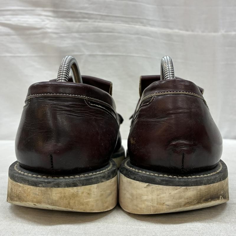 ジョージコックス GEORGE COX ローファー ローファー レザー フリンジ タッセル ローファー イングランド製 UK：7.5 メンズ USED 古着 中古 50158600