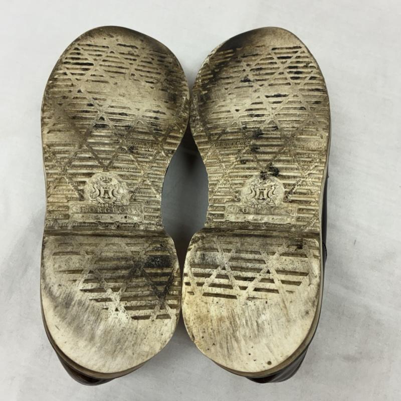ジョージコックス GEORGE COX ローファー ローファー レザー フリンジ タッセル ローファー イングランド製 UK：7.5 メンズ USED 古着 中古 50158600