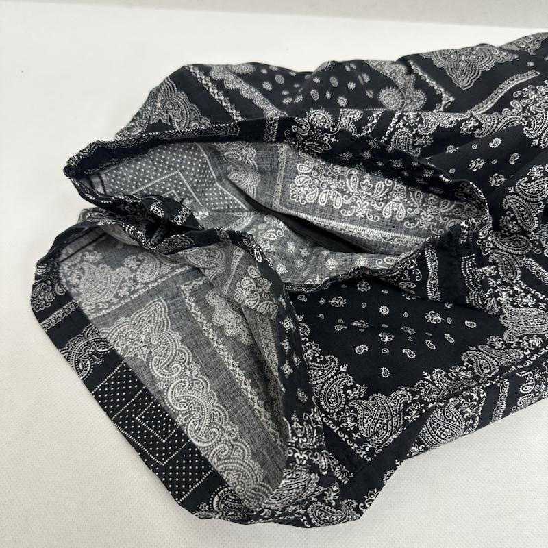 グラミチ GRAMICCI パンツ ショートパンツ WEATHER NN-SHORTS ペイズリー 総柄 ハーフ パンツ GMP-21S019 S 黒 / ブラック / black メンズ USED 古着 中古 50158605