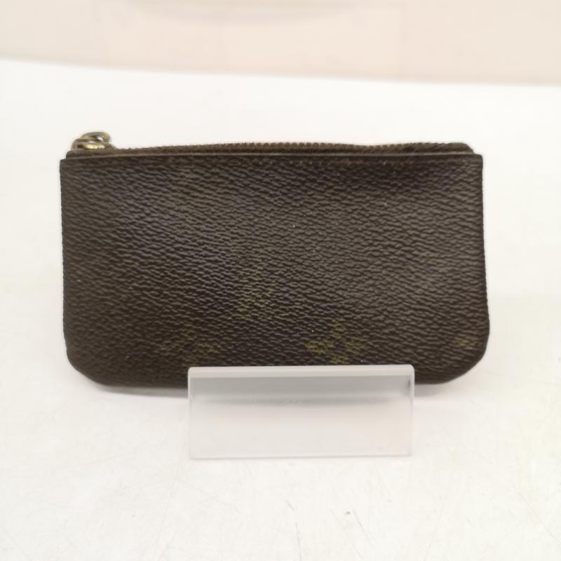 ルイヴィトン LOUIS VUITTON 財布 コンパクト財布 モノグラム ポシェット クレ キーホルダー付 コインケース コインパース 小銭入れ M62650 - 茶 / ブラウン / brown レディース USED 古着 中古 50158606