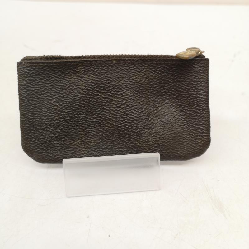ルイヴィトン LOUIS VUITTON 財布 コンパクト財布 モノグラム ポシェット クレ キーホルダー付 コインケース コインパース 小銭入れ M62650 - 茶 / ブラウン / brown レディース USED 古着 中古 50158606
