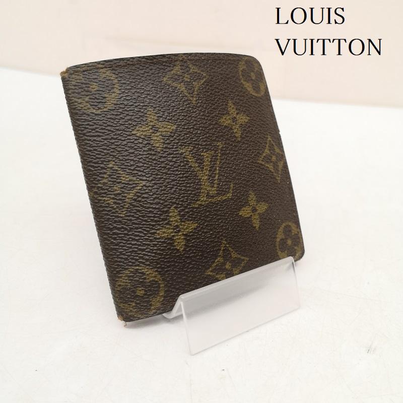 ルイヴィトン LOUIS VUITTON 財布 二つ折り モノグラム ポルト ビエ 6カルト クレディ 二つ折り 札入れ 財布 M60929 - 茶 / ブラウン / brown レディース USED 古着 中古 50158609