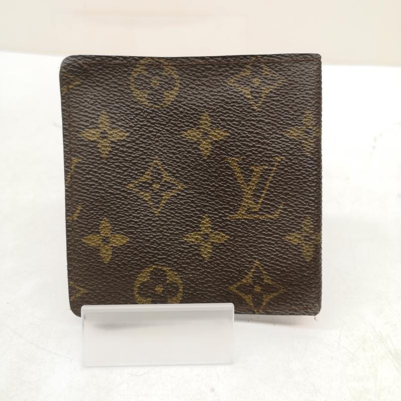 ルイヴィトン LOUIS VUITTON 財布 二つ折り モノグラム ポルト ビエ 6カルト クレディ 二つ折り 札入れ 財布 M60929 - 茶 / ブラウン / brown レディース USED 古着 中古 50158609