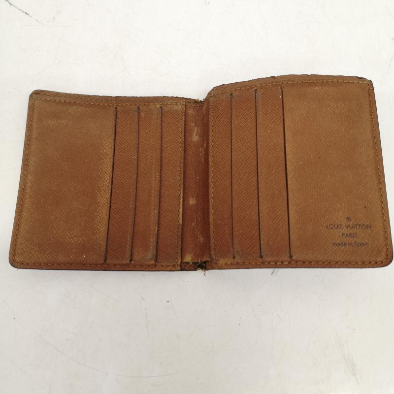 ルイヴィトン LOUIS VUITTON 財布 二つ折り モノグラム ポルト ビエ 6カルト クレディ 二つ折り 札入れ 財布 M60929 - 茶 / ブラウン / brown レディース USED 古着 中古 50158609